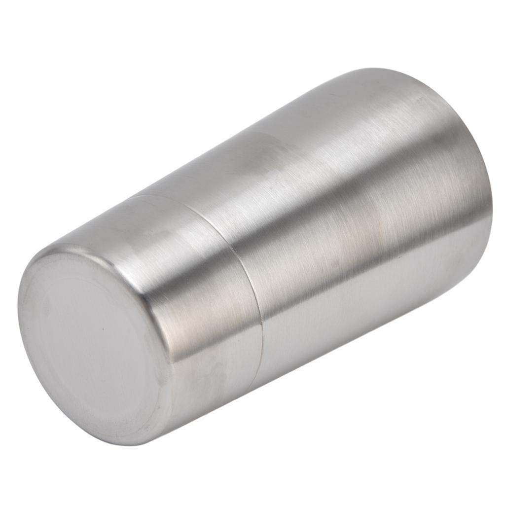 Dvoustěnný kovový hrnek na pivo z nerezové oceli 304, hrnek na koktejly a kávu, protiopařovací hrnek