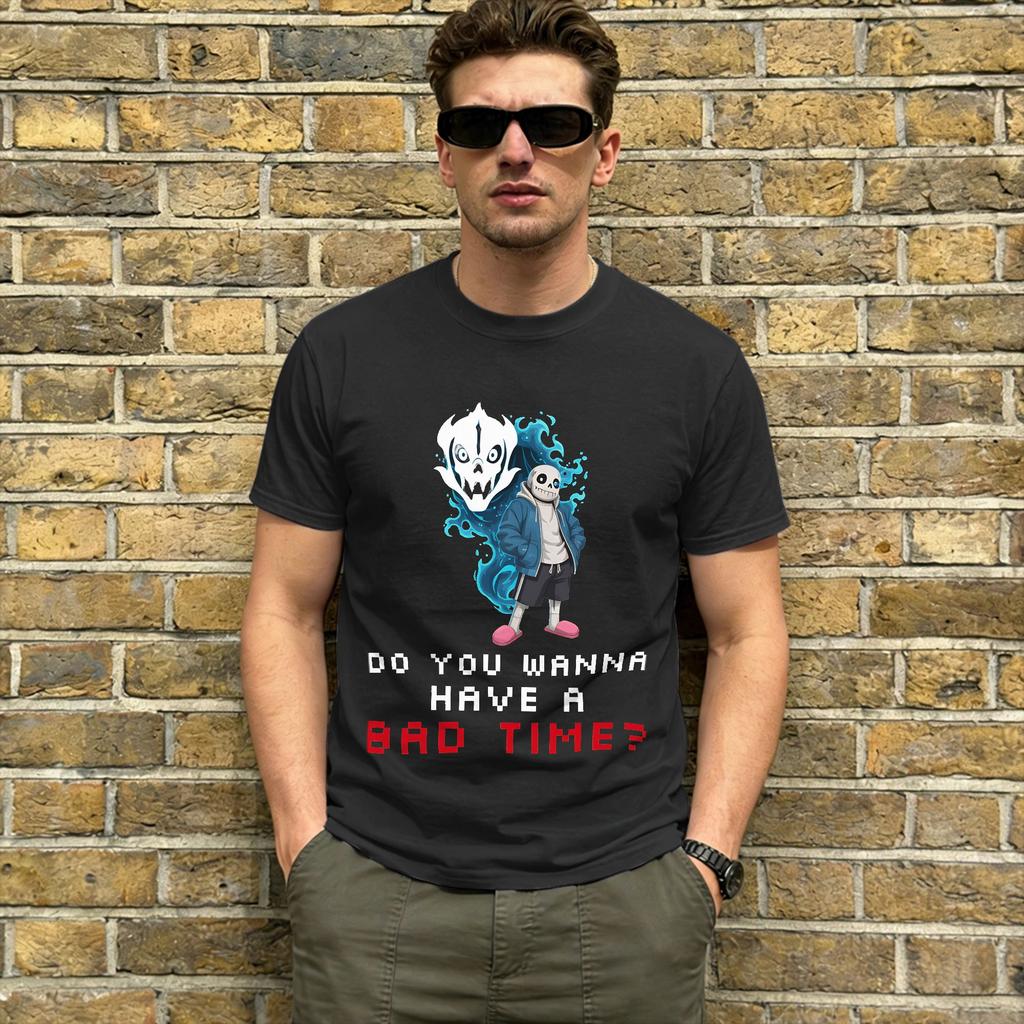 Undertales T Shirt Summer 100 Cotton TShirts For Unisex Popular Pattern Tee Shirt Short Sleeve Vintage Tees