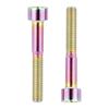 2Pcs Light Weight Metal Alloy Cycling Stem Cover Screws Bicycles Headset Bolt Socket Cap Head Bolts Screw Enduring