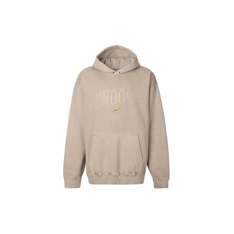 Nike Nk Solo Swoosh Pullover Hoodie With Graphic Men Hoodies Khaki HJ2230-297 L