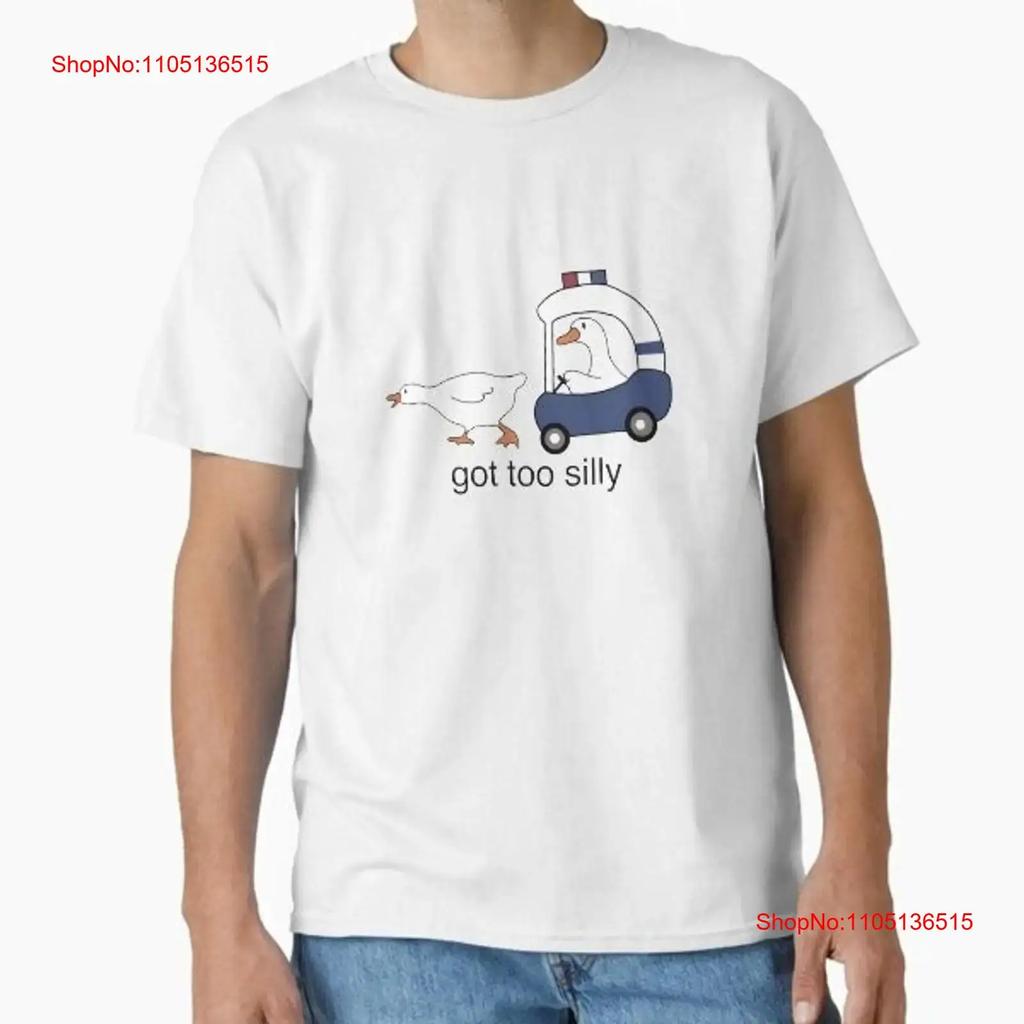 Got too Silly Classic T Shirt Made in US AUS Size S 2XL vintage Washed Soft Stylish Comfortable Breathable streetwear graphic