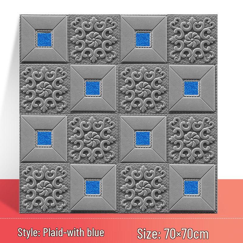3D Waterproof Self-Adhesive Bedroom Wallpaper for Home Decoration