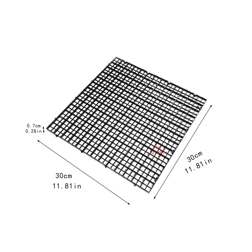 5Pcs Fish Tank Dividers Lids Separation Boards Covers Easy to Cut Divider Trays Aquarium Isolation Boards Bottom Filter Trays