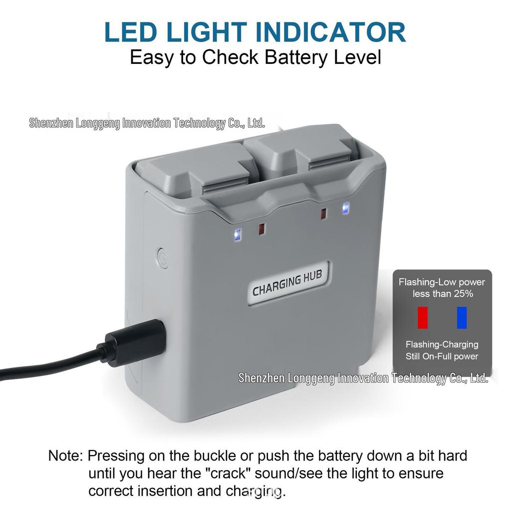 Dual Charging Hub for DJI Mini 4K/Mini 2 SE/Mini 2/Mini SE