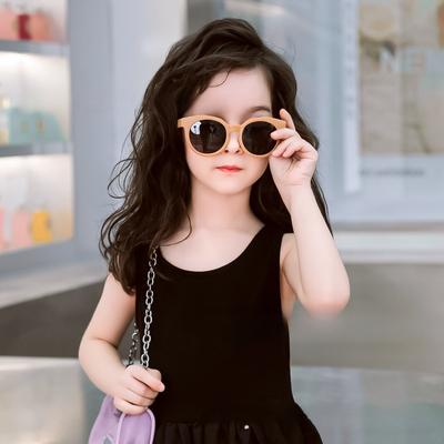 Personalized Children'S Sunglasses Matte Macaron Sunglasses Fashion Uv-Proof Sunshades