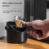 Premium Coffee Knock Box Espresso Grounds Container Dump Bin Bucket Anti Slip Powder Beveled Residue Barista Accessories Tools