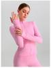 Cardigan Corto da Donna a Manica Lunga con Collo Alto e Vestibilità Slim - Perfetto per Yoga Autunnale, Corsa e Fitness