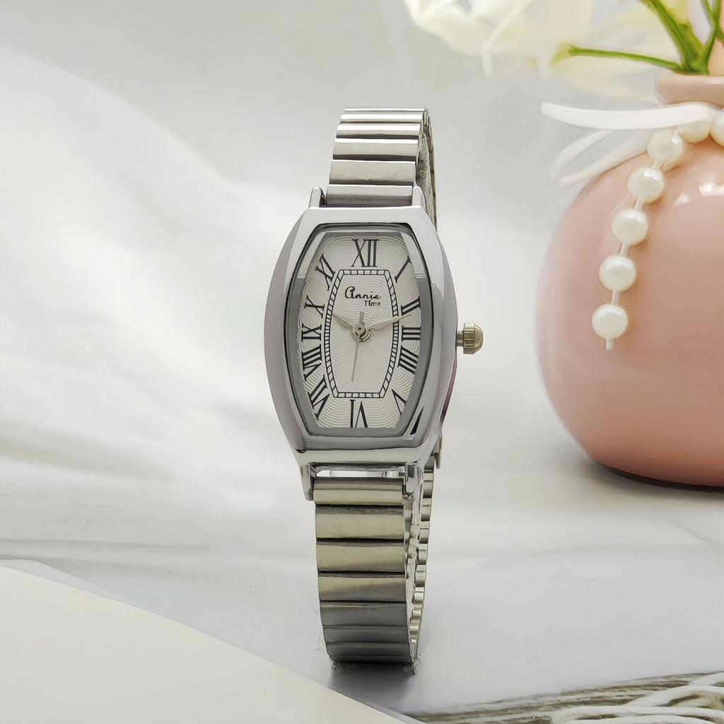 Mode Fassförmige Damen Quarz Uhr Klassisches Stahlband Damen Quarz Armbanduhr Relógio Feminino Reloj De Mujer