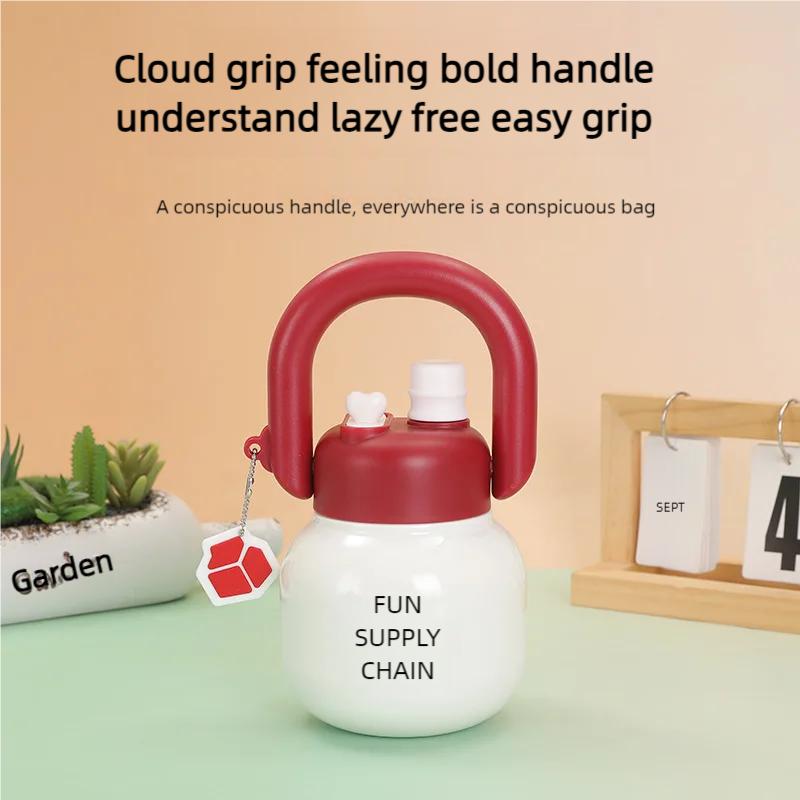 316 Stainless Steel Portable Teapot Insulated Cup, New Large Capacity Double Mouth Portable Teapot Large Belly Water Cup