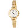 Seiko Watch Riki Octagonal Classic Watch, Designed by Riki Watanabe, Featuring an "octagonal" Clock Motif and Vintage Glass, AKQK455, Women's, Gold.
