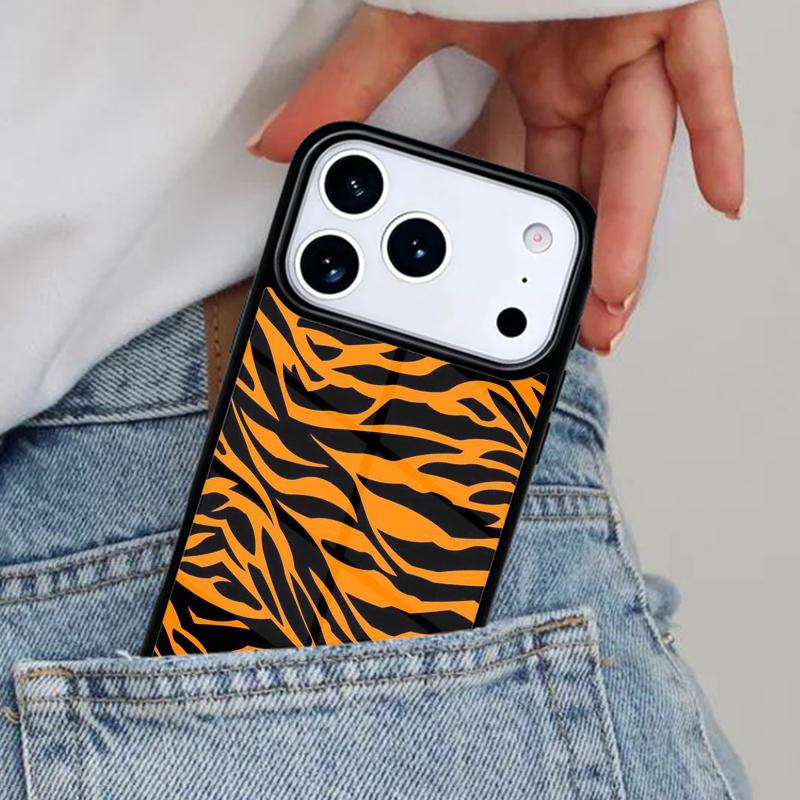 Tiger Zebra Leopard Protective Phone Case for iPhone 17ProMax 12 13 14 15 16e 17 Pro Max Plus Air Cover