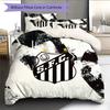Santos FC2 Pattern Bedding Quilt Set Home Decoration Gift (1 * Duvet Cover + 2 * Pillowcase Without Core)