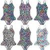 Girls' Long-Sleeve Mermaid One-Piece Swimsuit - Quick-Dry, Sun Protection