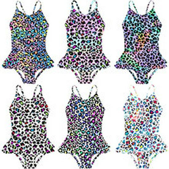 Girls' Long-Sleeve Mermaid One-Piece Swimsuit - Quick-Dry, Sun Protection
