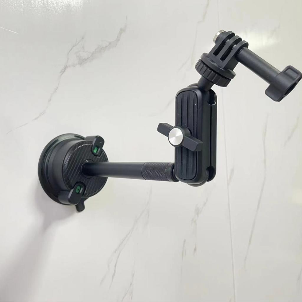 K01LP Para GoPro Haste de Extensão Suporte de Ventosa Suporte Câmera de Ação Carro Casa Suporte