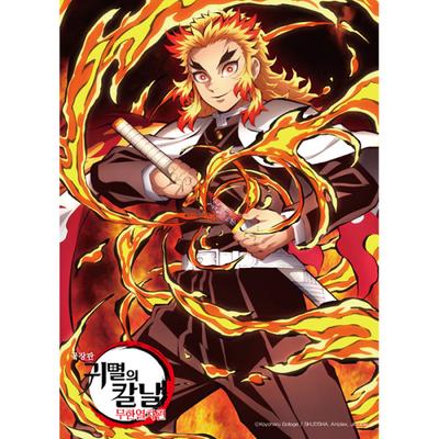 Puzzle 150 elementów - Demon Slayer Blade Rengoku Flame, popularna koreańska układanka