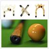 Anti-slip Billiards Snooker Pool Cue Rest Bridge Head Holder Pool Cue Accessory