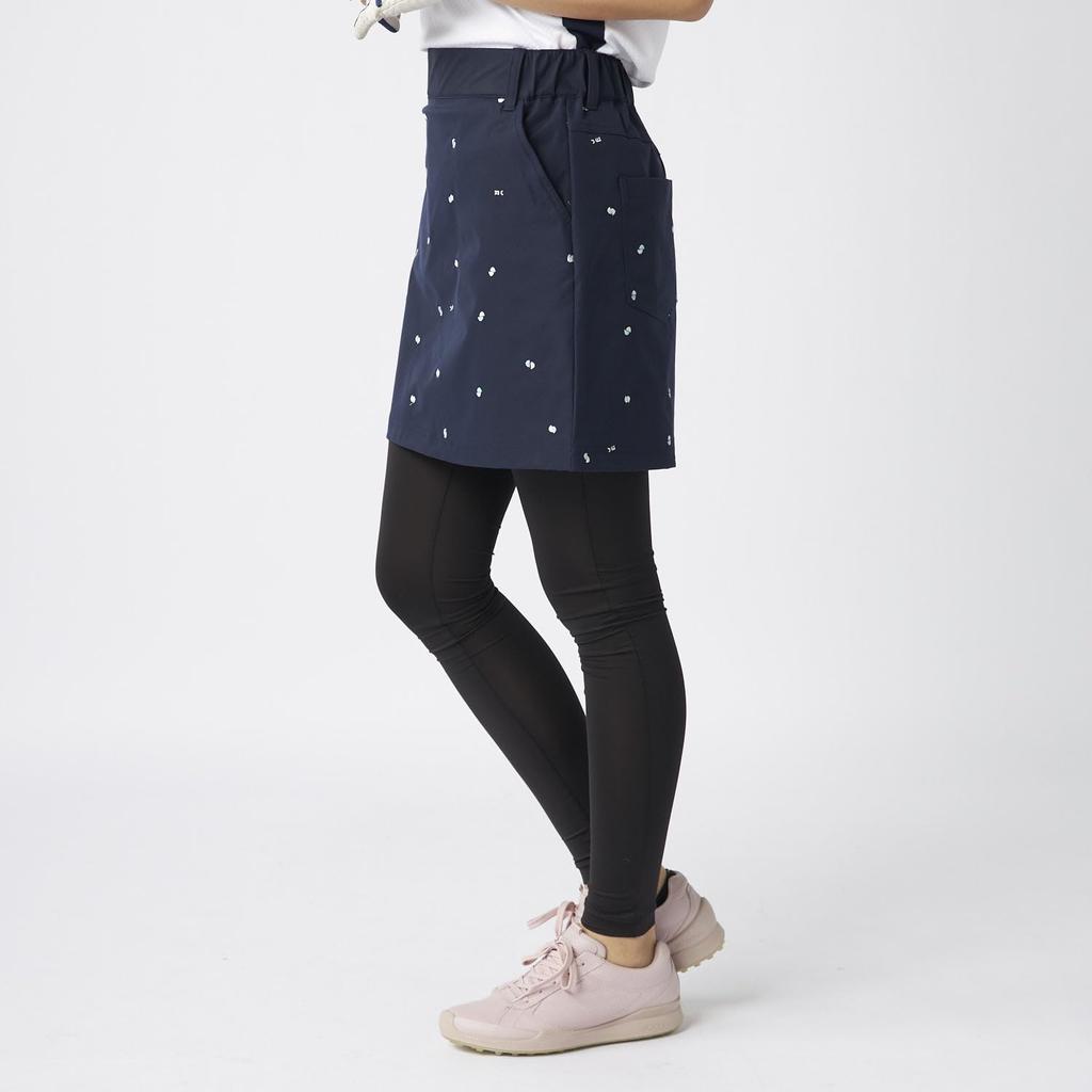 Marie Claire Golf Skirt with Leggings, Water-Repellent, Stretch, 715352, Navy