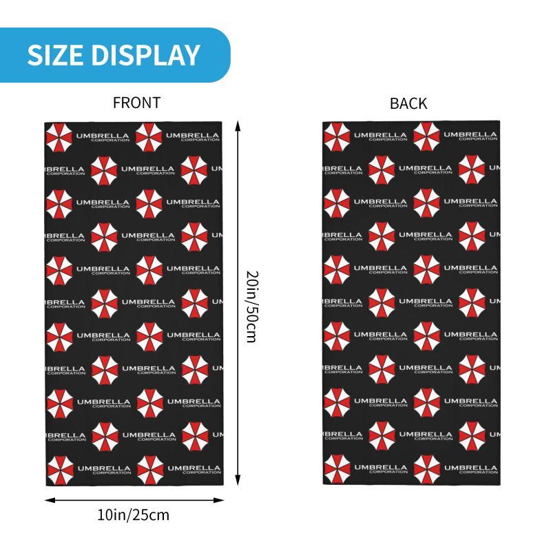 Umbrella Corporation Headband Neck Warmer Women Men Hiking Camping Tube Mask Scarf Motorcycle Bandana Gaiter Face Cover