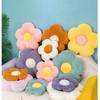 Flower Shaped Office Cushions, Solid Color Home Furnishings