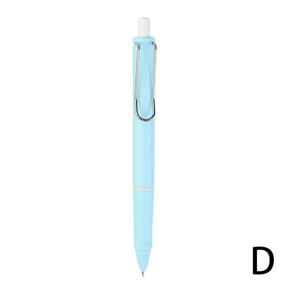 Fountain Pen Press Type Ink Pen Nib Converter Push Action Automatic Writing Pens Retractable Fountain Pen Office Stationery