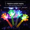 Large Flashing Fluorescent Clap Hands Toy - Luminous Cheering Prop