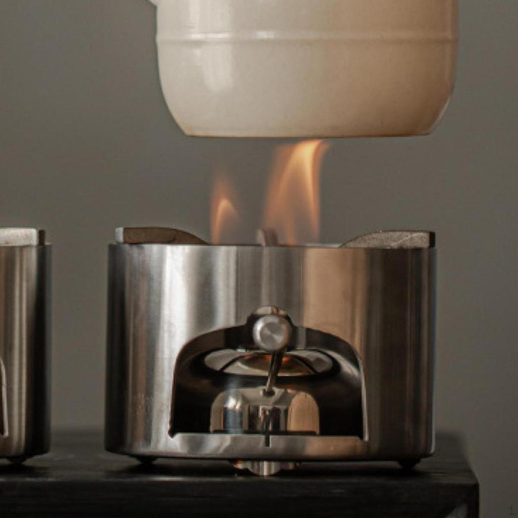 Alcohol Lamp Burner Stainless Steel with Wick Heating Furnace Lab for