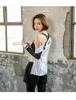 Korean Women's Long Sleeve Scuba Diving Suit with Sun Protection, Zipper, and Long Pants – Trendy Jellyfish Style for Surfing and Snorkeling.
