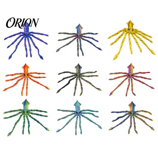Ocean Themed Party Favors 3D Printed Squid Fidget Toy, Flexible Articulated Marine Animal Figure, Decompression Educational Cognitive Teaching