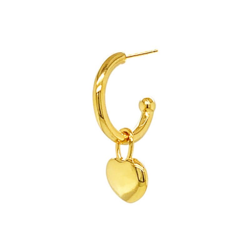 ALLJEWELRIZE HIDDEN FRESHNESS EARRINGS_gold (PEACH)