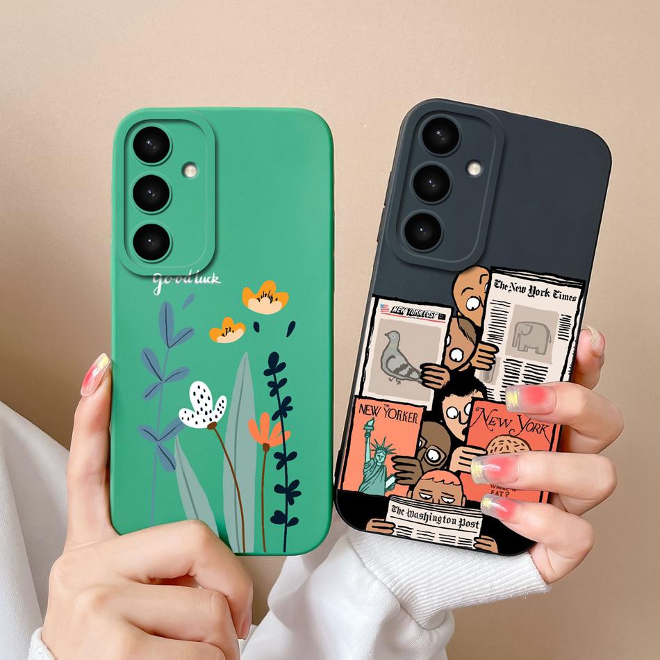 Case For Samsung S24 Plus Ultra Dinosaur Soft Liquid Silicone Lens Protection Anti Choc Cover For Galaxy S 24 S24+ S24Ultra Capa