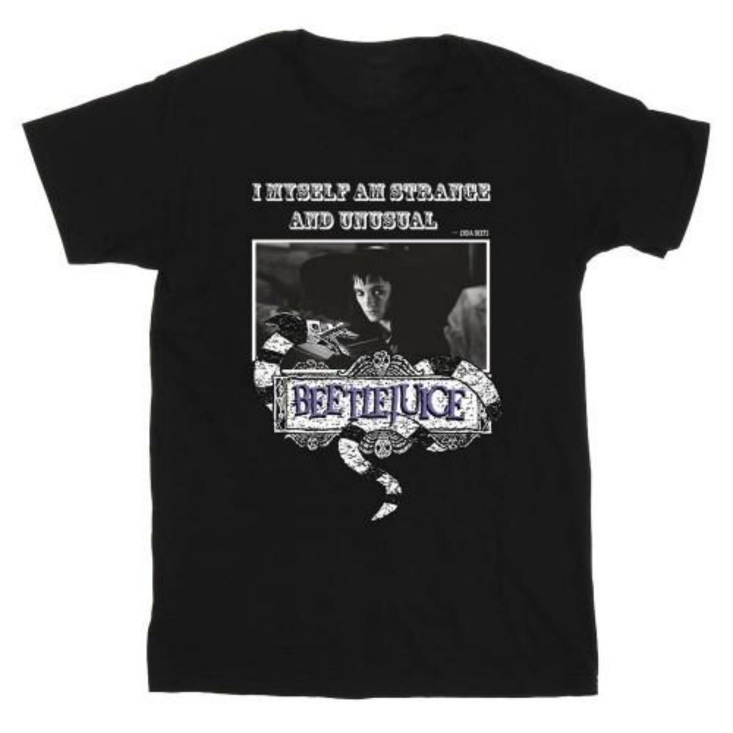 

Beetlejuice Girls Strange And Unusual Cotton T-Shirt S чёрный