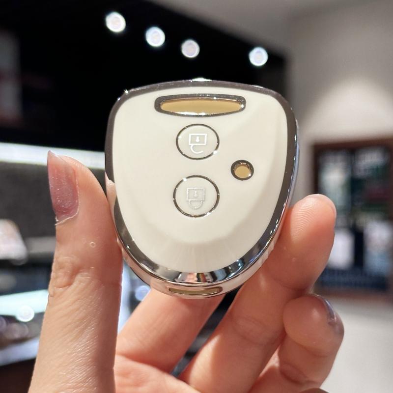 Key Fob Cover For TOYOTA Grand New Avanza Daihatsu Xenia PERODUA Alza Myvi Axia Perodua 2 Buttons TPU Car Key Cover Case Remote