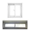 50cm-125cm Wide Aluminum Sash Window with Removable Screen and Tempered Glass for Shower, Storage, Animal House, and Staircases. Aluminum Alloy Frame