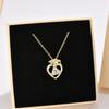 Graduation of Class 14K Gold Plated Mortarboard Cap Pendant Necklace Memorial Jewelry Gift for Women Friend Daughter Gift