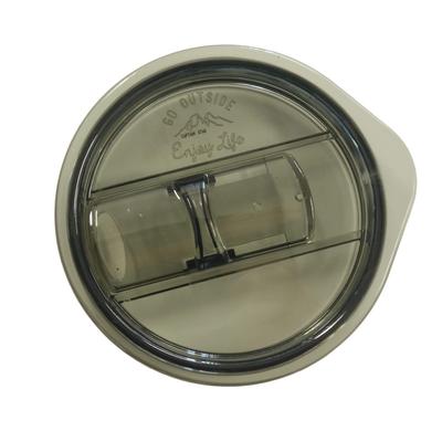 Double Stainless Mug Flap Lid Black Monte UE-4912