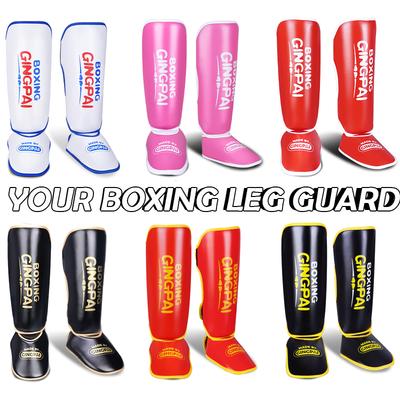 Durable And Safe 1 Pair Child Boxing Mma Muay Thai Shin Guards Kids Kickboxing Martial Arts Fight Training Leg Protector Protective Equipment