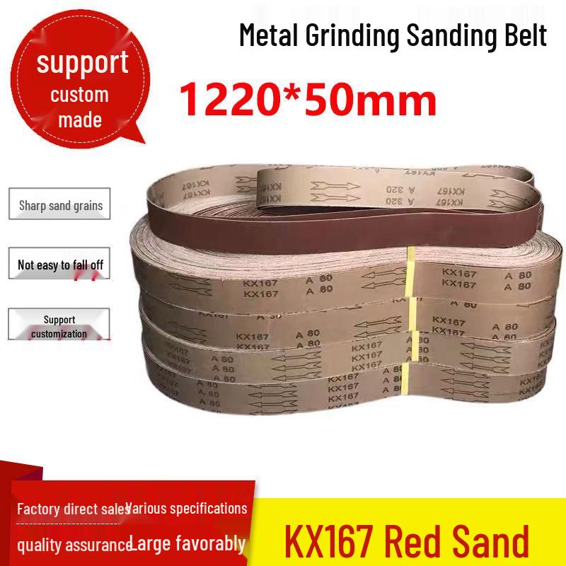 

1220x50mm Sanding Belt for Metal & Stainless Steel, Grinding, Polishing, Drawing; Available in 800 & 1000 Grit