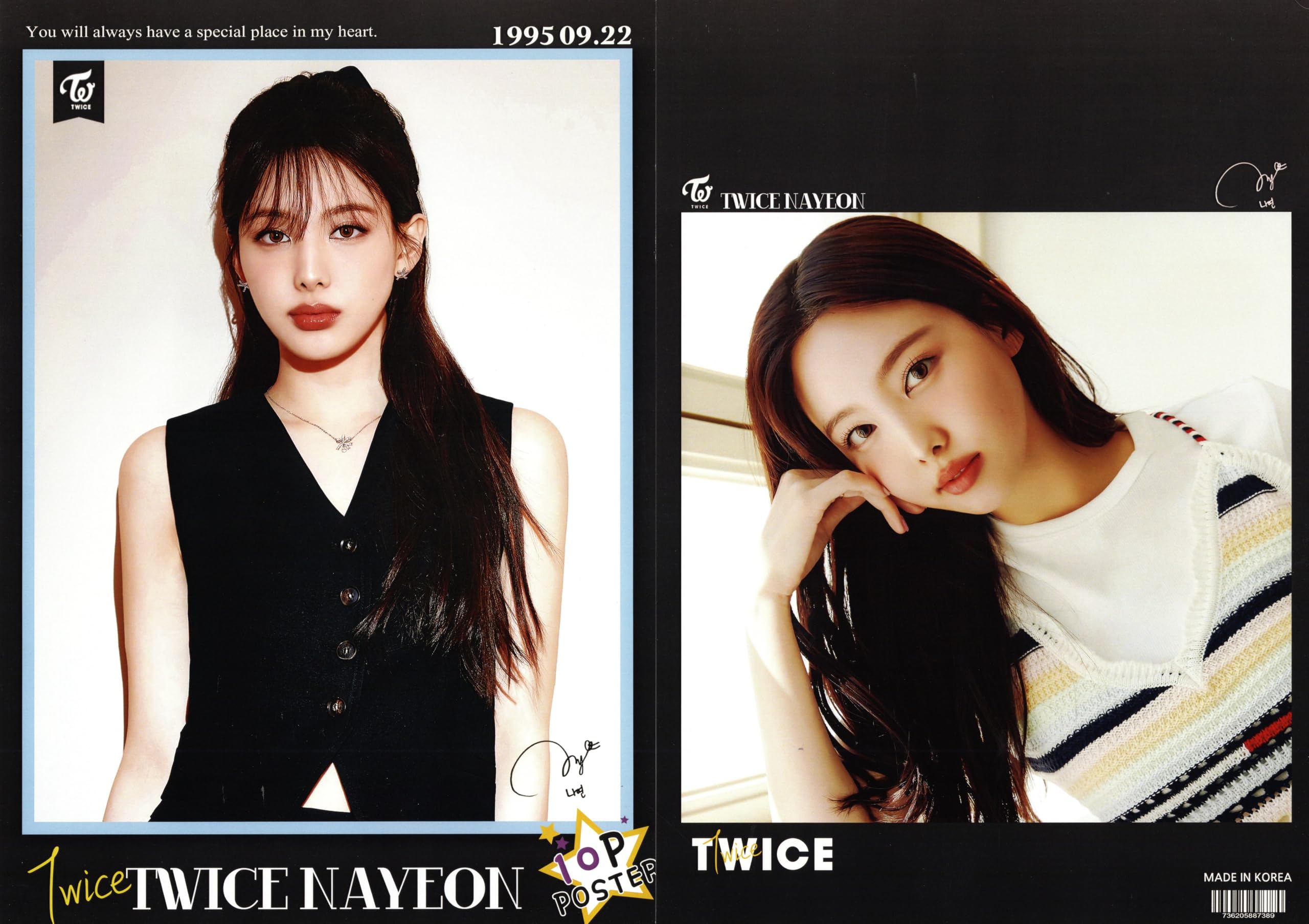 

TWICE Наён Товары Набор плакатов из 10 штук Формат А4 10 плакатов К-ПОП