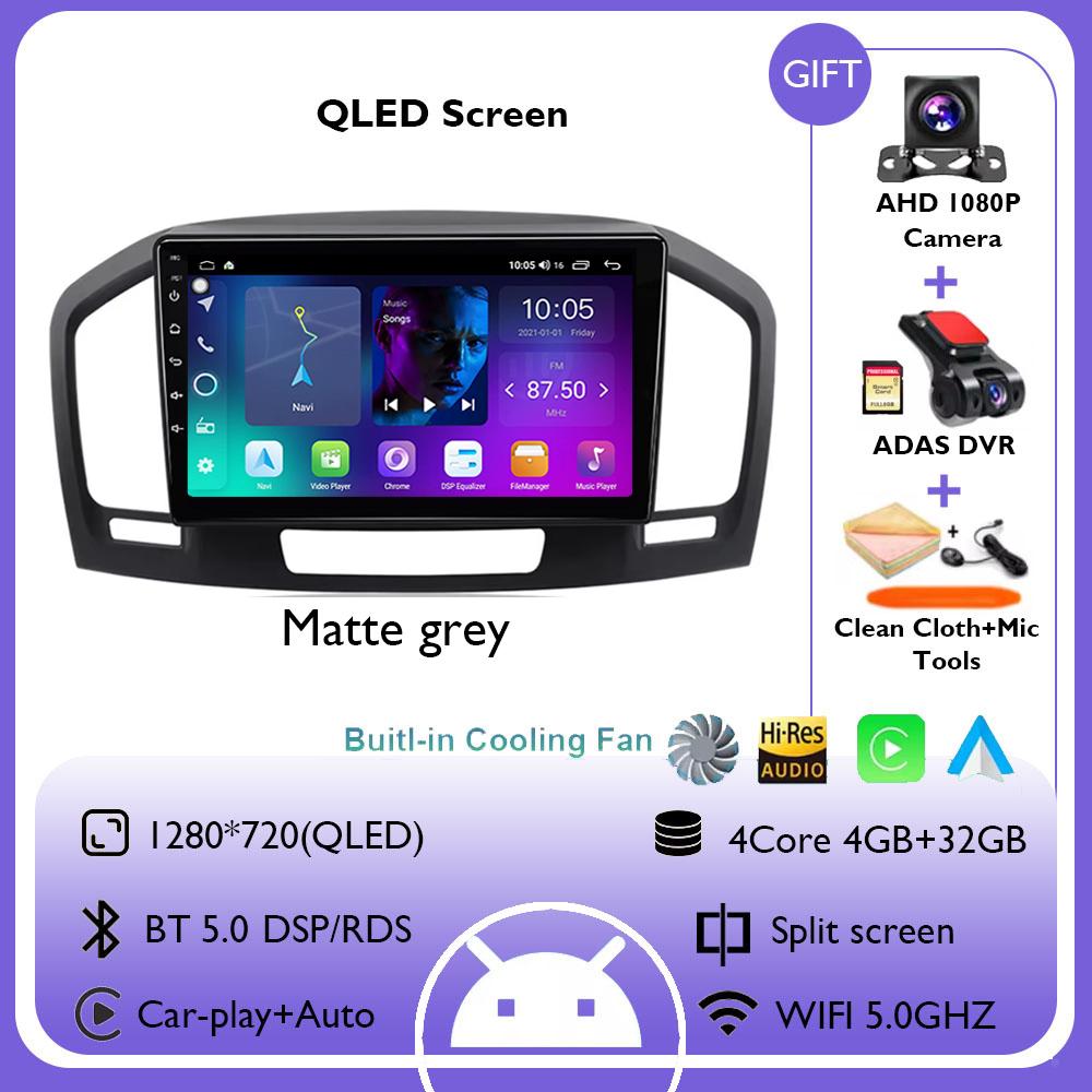9Inch Car Radio For Buick Regal Opel Insignia 2009 - 2013 Stereo Multimedia Video Player Wireless CarPlay Android Auto 4G+WiFi