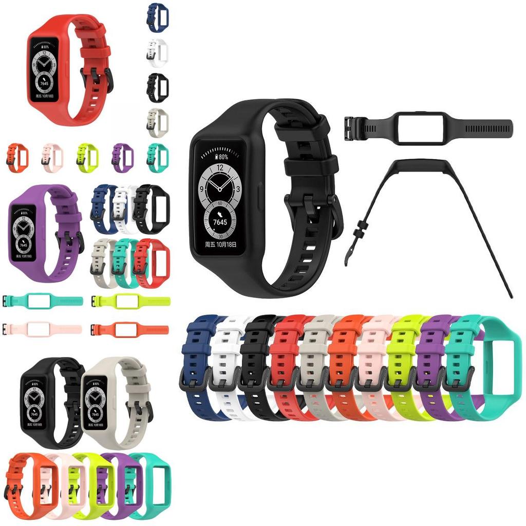 Silikon-Sportarmband mit Vollabdeckung für Huawei Honor Band 6 Stilvoll und Langlebig!
