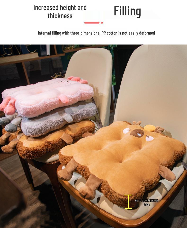 Thickened Autumn/Winter Seat Cushion for Office, Dorm, or Classroom