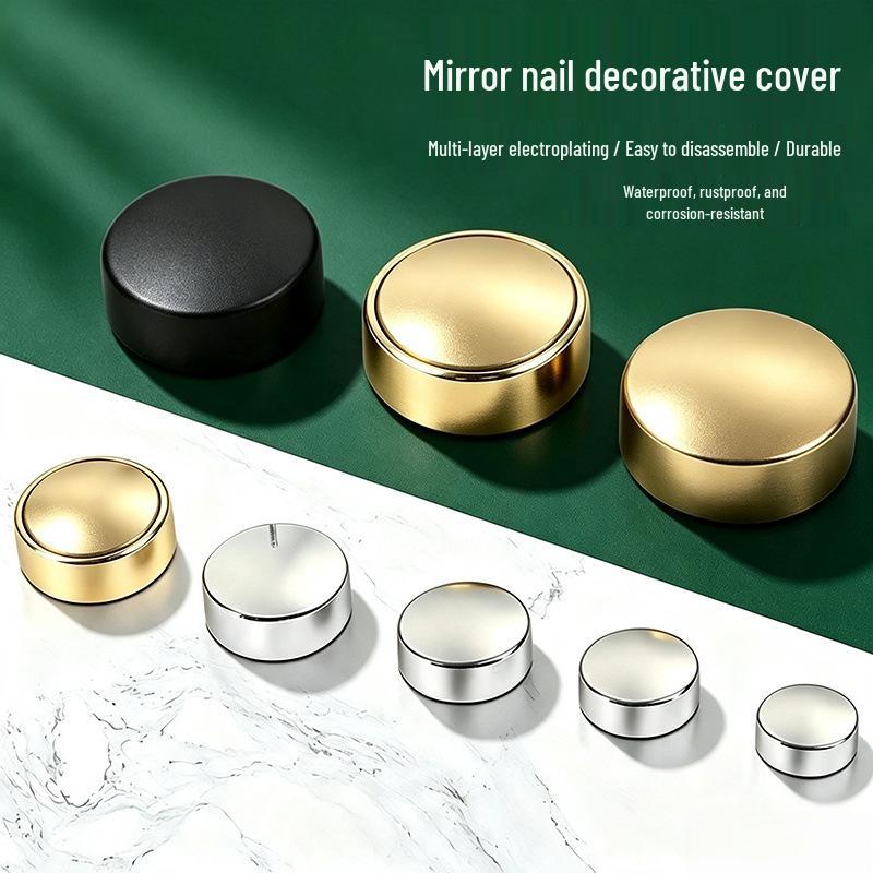 Acrylic Decorative Mirror Screw Cap for Glass and Tile Fixing
