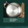 Stainless Steel  Pot With Double Handles Food Grade Perfect For Cooking Ramen Seafood Home Restaurant Use