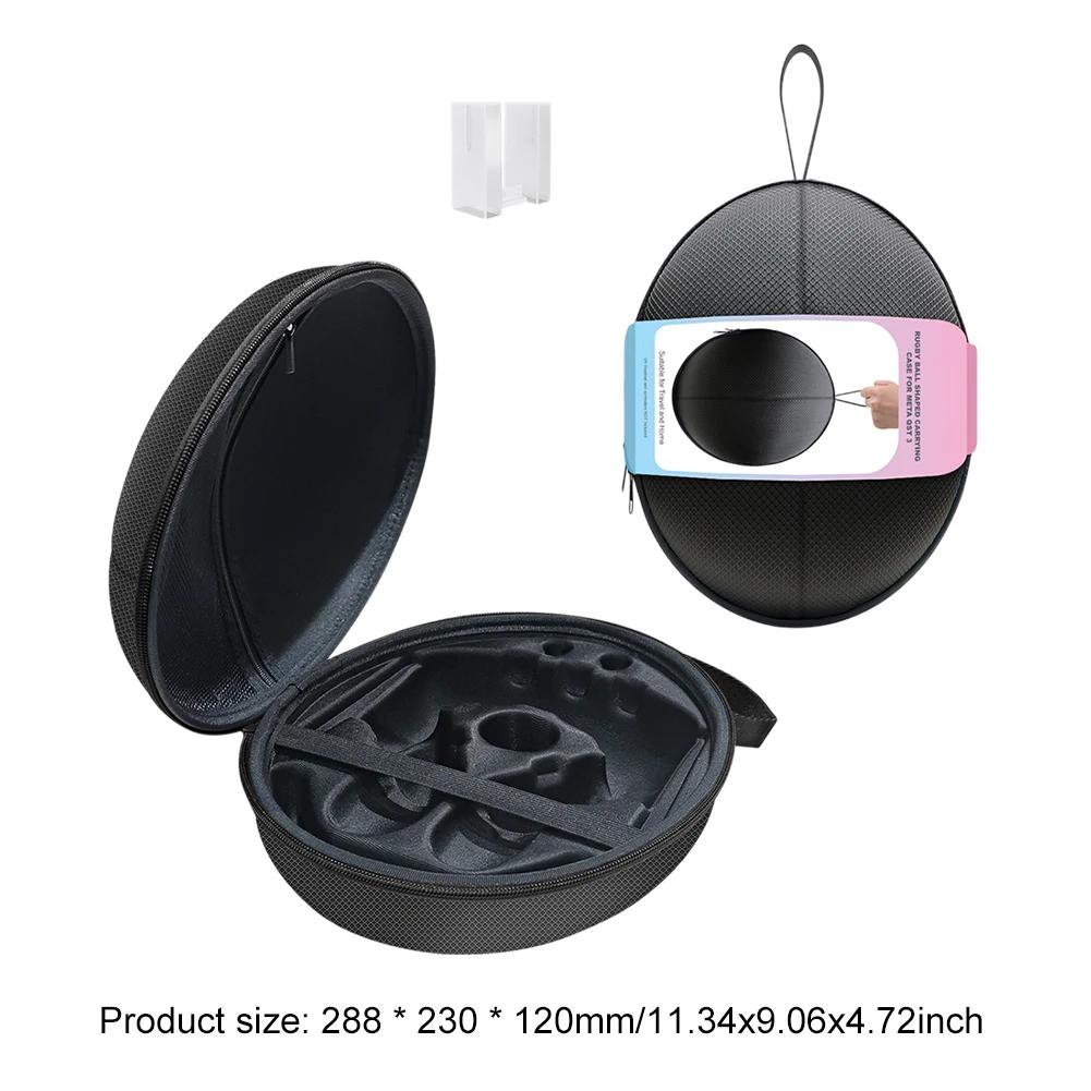 For Meta Quest 3 EVA Storage Bag Portable Box Travel Protective Carrying Case With Shoulder Strap for Meta Quest3 VR Accessories