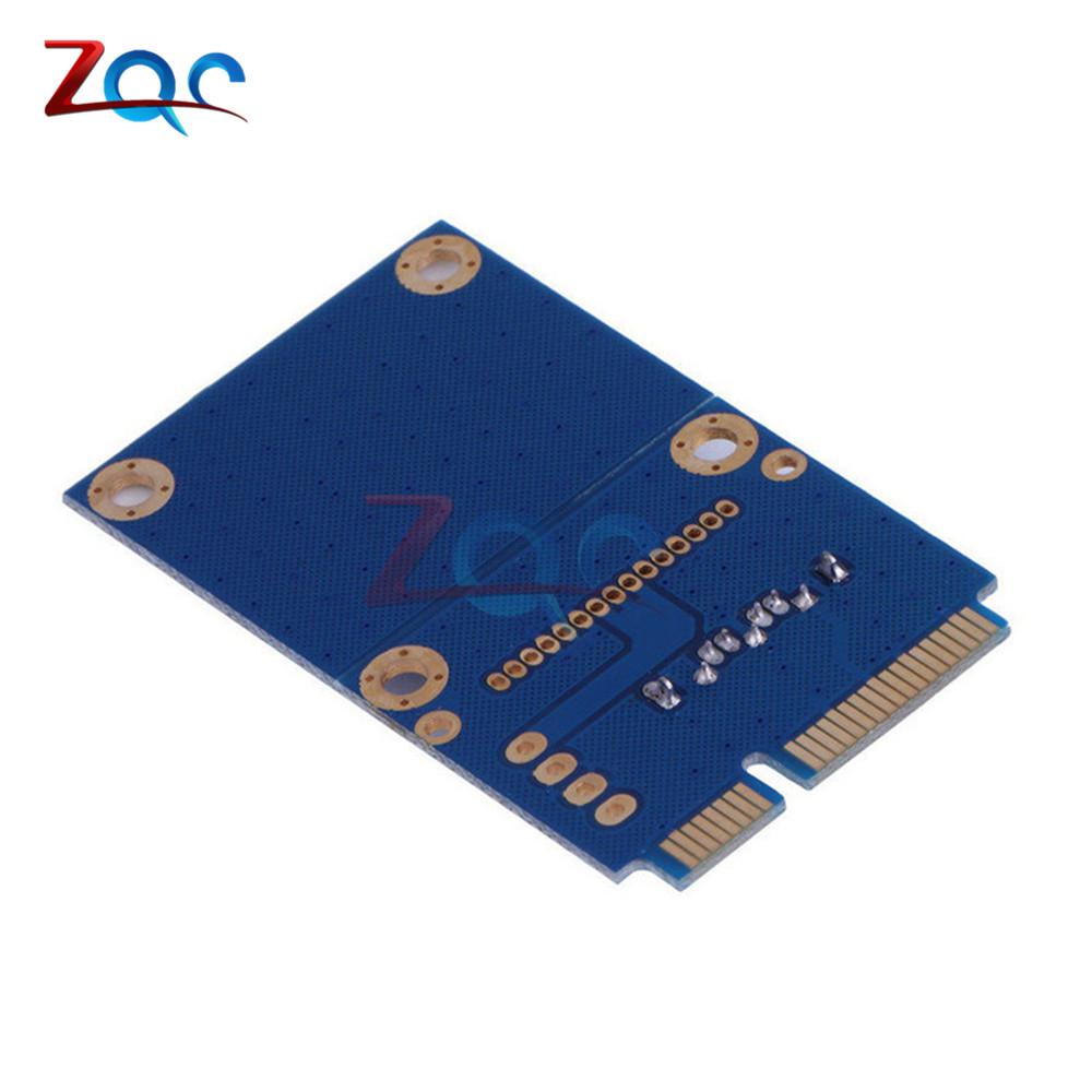 mSATA Mini PCI-e SSD SATA Slot to 7Pin SATA Hard Disk Conversion Card Converter Adapter
