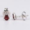 925 Sterling Silver Earrings Pink Tourmaline Pear 5x3mm Rhodium or Yellow Gold Plated Elegant Women Jewelry