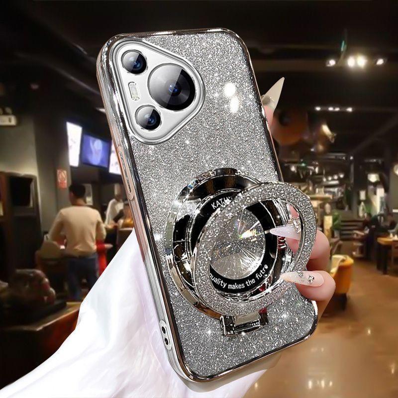 Luxury Magnetic Suction Stand Phone Case for Huawei P 70 60 50 40 PRO NOVA 12 11 10 9 SE MATE 60 50 PRO Anti Drop Bracket Shell