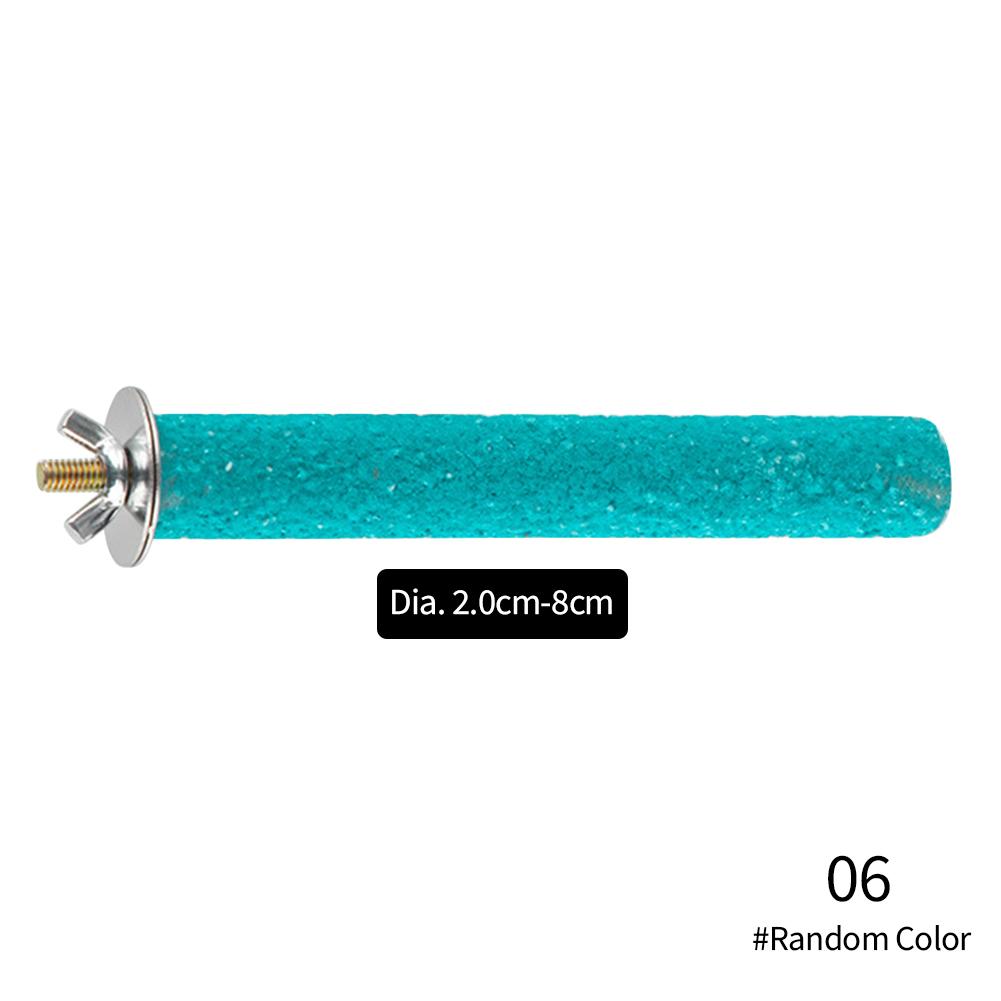 1pc Parrot Toys Cage Bird Perch Parrot Stand Platform Chew Toy Paw Grinding Pet Toys For Parakeet Birds Cage Accessories Supply