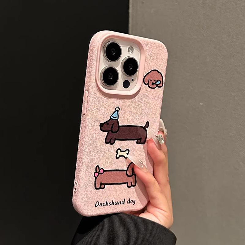 Bubble Puppy for IPhone16promax Phone Case15pro for Apple17 Cute13 Pink12/11